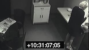 slut pisses in rival's lunch at office break