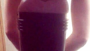 gazzadomm fucking his fleshlight male toy passionately