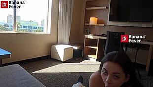 dude, this fine San Diego brunette came to Orange County just to shake her balloons!