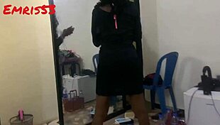 petite lagos teen twerking for bbc quickie