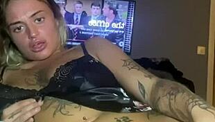 horny goth teen solo fucking her ass until orgasm