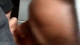 Sucking and fucking my cock with intense blowjob action