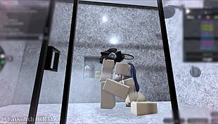 Boldly punishing Yuuka with intense sex and blowjob.