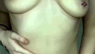 Horny British Slut Masturbates To Orgasm!