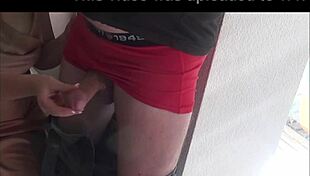 Carmen casually gives handjobs forever, making monster cocks cum