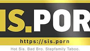 Slim Blonde and Stepbrother's Unplanned Encounter After Dinner