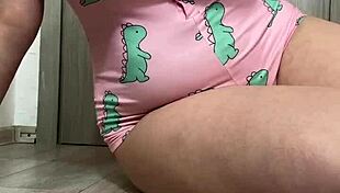 My alone day with big tits