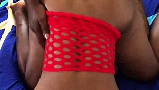 hot black babe fucked doggystyle moaning orgasm