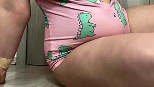 My alone day with big tits