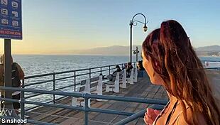 artemisia love gets dirty with romeo mancini in santa monica.