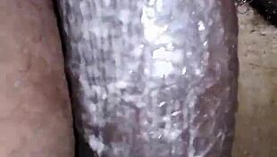 Bigblackie Suggestively Shaves And Teases His Big Black Cock For Cash