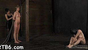 i got restrained and punished in the garage with rough spanking.