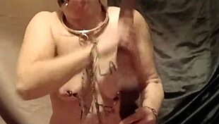 French Slave Feels Intense Bondage Spanking Pleasure