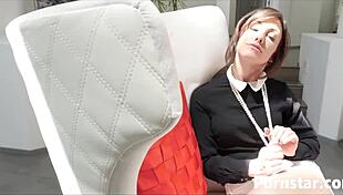 horny pornstar jennifer white just enjoys her solo masturbation session, fingering in socks and ripped clothes