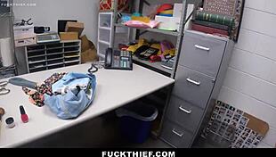 Guard finds stolen goods during strip search punishment.