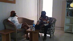 Ebony nurse has sex with interviewer for promotion