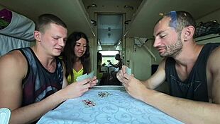 Cuckold Loses Wife At Cards And Watches Stranger Fuck Her