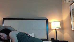 petite woman sucks big cock deepthroat style, young and eager