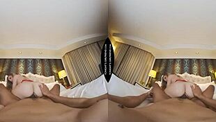 Big black cock inside petite Rory Knox in VR