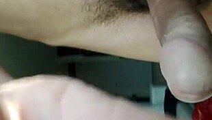 Hot guy jerks in public 😏