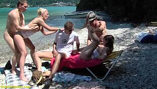 Public family therapy turns into a wild beach orgy.