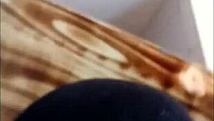 Slave f dominates ebed with pillory in homemade bdsm session