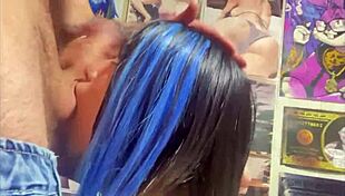 Wow, That University Girl Sucking Cock and Getting Face Fucked Hard!