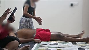 happy ending spa massage for the customer lady