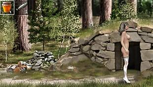 Blonde Framboise plays with Erands' small tits in intimate scene