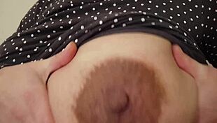 9th Month Pregnant Shione Cooper Bounces And Sucks Boobs