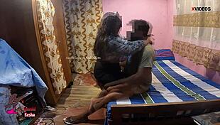 Wife boldly cheats with husband's best friend in doggystyle