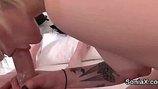 i, unfaithful british milf lady sonia, present my large balloons for fingering and pussy play