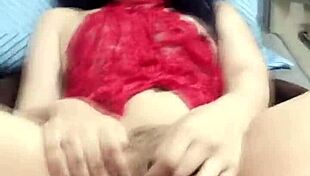 No insertion but lucky subscriber gets cum on tits. Sexy POV handjob.