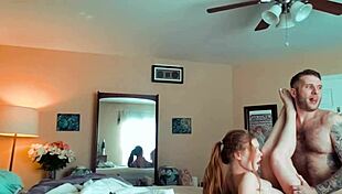 in cosplay, she gets roughly fucked on webcam, fingering herself as a slut.