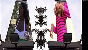 Codi Bryant gets a hot tribute with focus on her big tits and ass