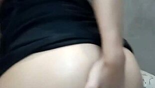 Young Amateur Uses Dildo On Her Natural Tits And Pussy.