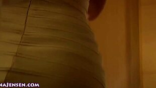 Jelena Jensen Casually Fingers Herself In A Tight Dress