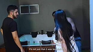 I take on two huge bbc plumbers and gush like crazy while my husband has no idea 😏 antonella jones