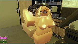 Fucking Candy intensely while she's on break in this roleplay consensual scene.