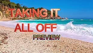 i watch them take it all off on the beach, voyeur group with big natural tits and gaping pussy