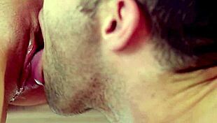 Skinny blonde ballerina gets bent over and fucked by instructor.