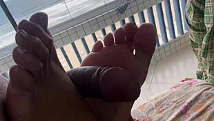 Relaxing Foot Care In The Sunshine