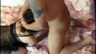 hotel cosplay with net stockings makes boyfriend so excited 😍