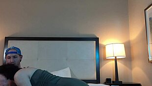 petite woman sucks big cock deepthroat style, young and eager