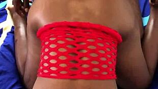 hot black babe fucked doggystyle moaning orgasm