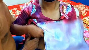 Homemade amateur Indian couple engages in passionate sex