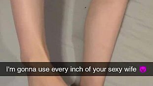 Hey, this cheating wife gets fucked bent over on snapchat with dirty talk