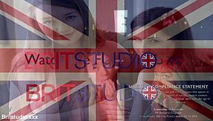 two british teen sucking cock in college lingerie