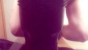 gazzadomm fucking his fleshlight male toy passionately