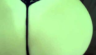 curvy milf wife enjoys riding in thong and doggystyle positions.